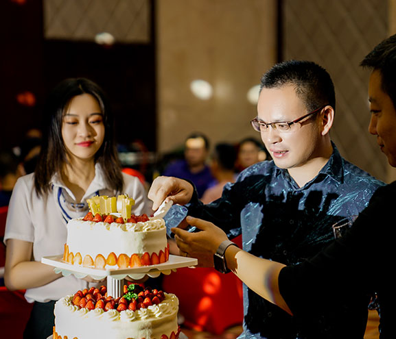 十周年店庆现场